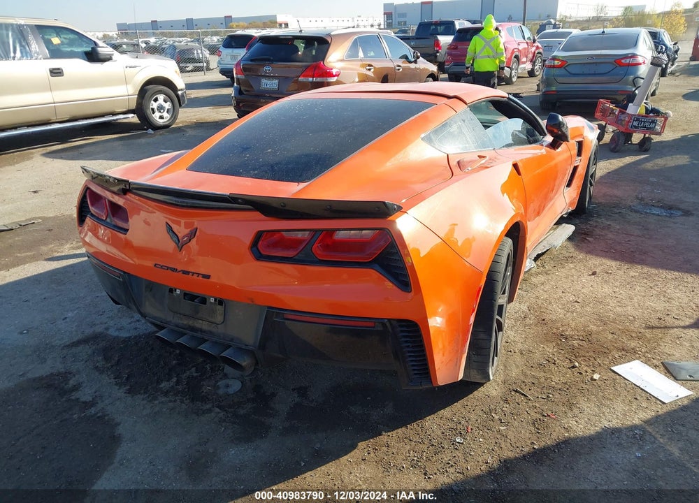 2019 CHEVROLET CORVETTE GRAND SPORT VIN: 1G1YW2D78K5112516