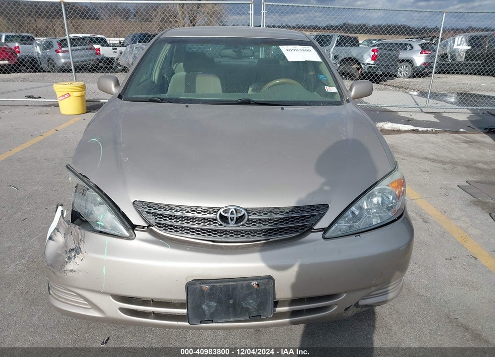 2002 TOYOTA CAMRY LE V6 VIN: 4T1BF32K22U541078