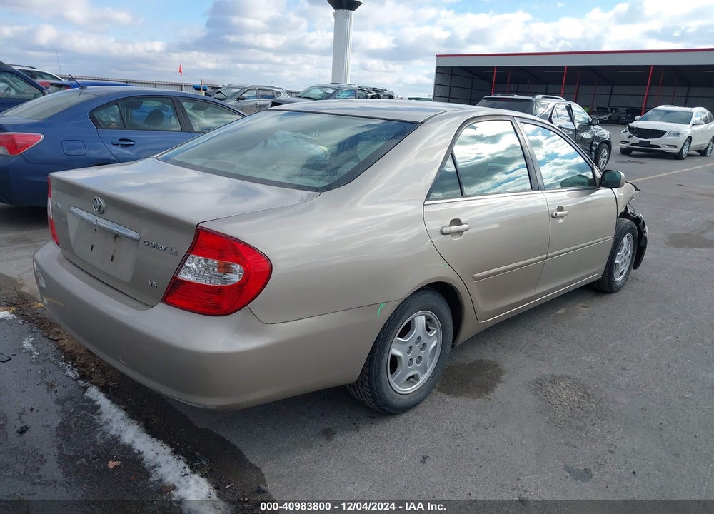 2002 TOYOTA CAMRY LE V6 VIN: 4T1BF32K22U541078