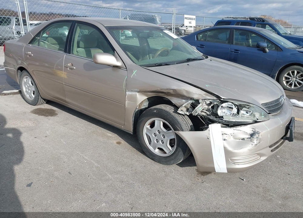 2002 TOYOTA CAMRY LE V6 VIN: 4T1BF32K22U541078