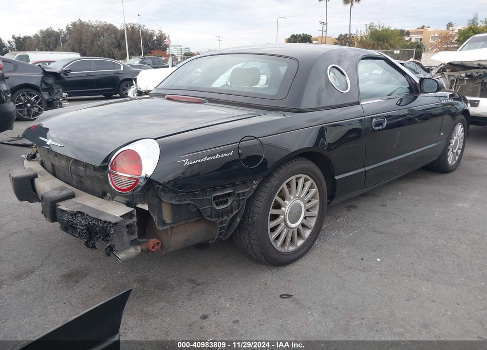 2004 FORD THUNDERBIRD VIN: 1FAHP60AX4Y104759