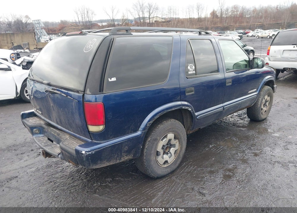 2004 CHEVROLET BLAZER LS VIN: 1GNDT13X54K156205