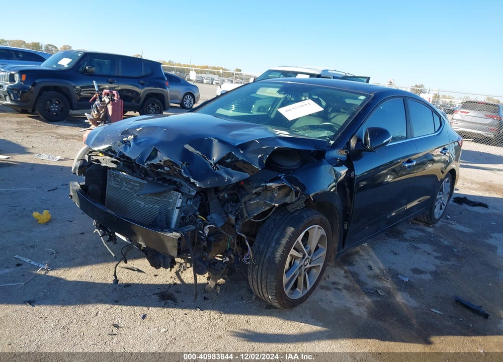 2017 HYUNDAI ELANTRA VIN: KMHD84LF2HU161810
