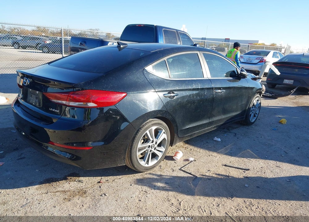 2017 HYUNDAI ELANTRA VIN: KMHD84LF2HU161810