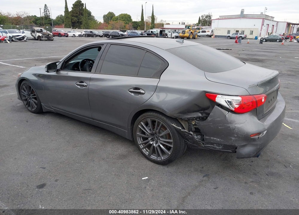 2016 INFINITI Q50 3.0T RED SPORT 400 VIN: JN1FV7AP4GM420804