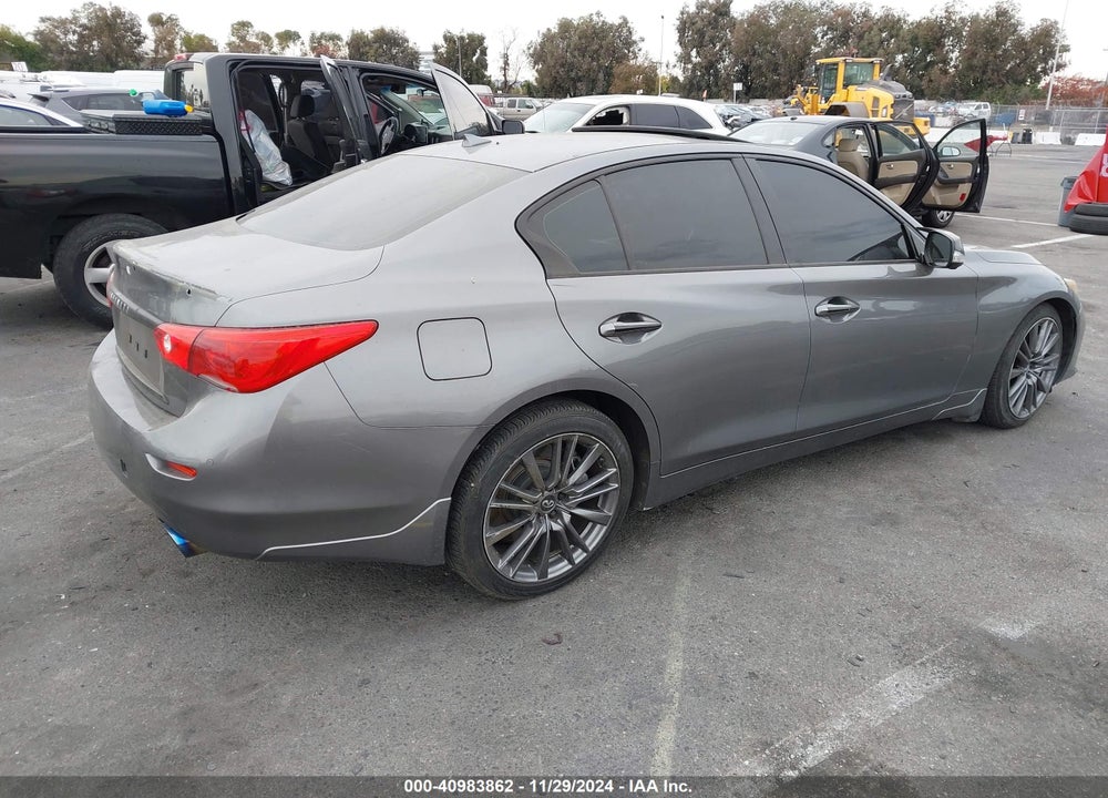 2016 INFINITI Q50 3.0T RED SPORT 400 VIN: JN1FV7AP4GM420804