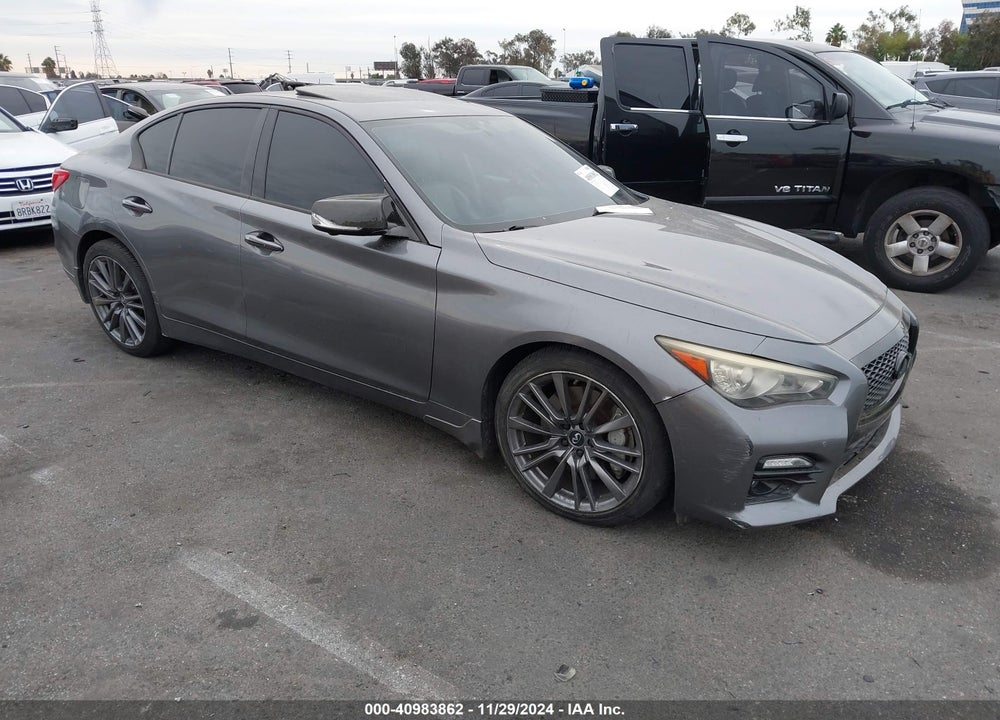 2016 INFINITI Q50 3.0T RED SPORT 400 VIN: JN1FV7AP4GM420804