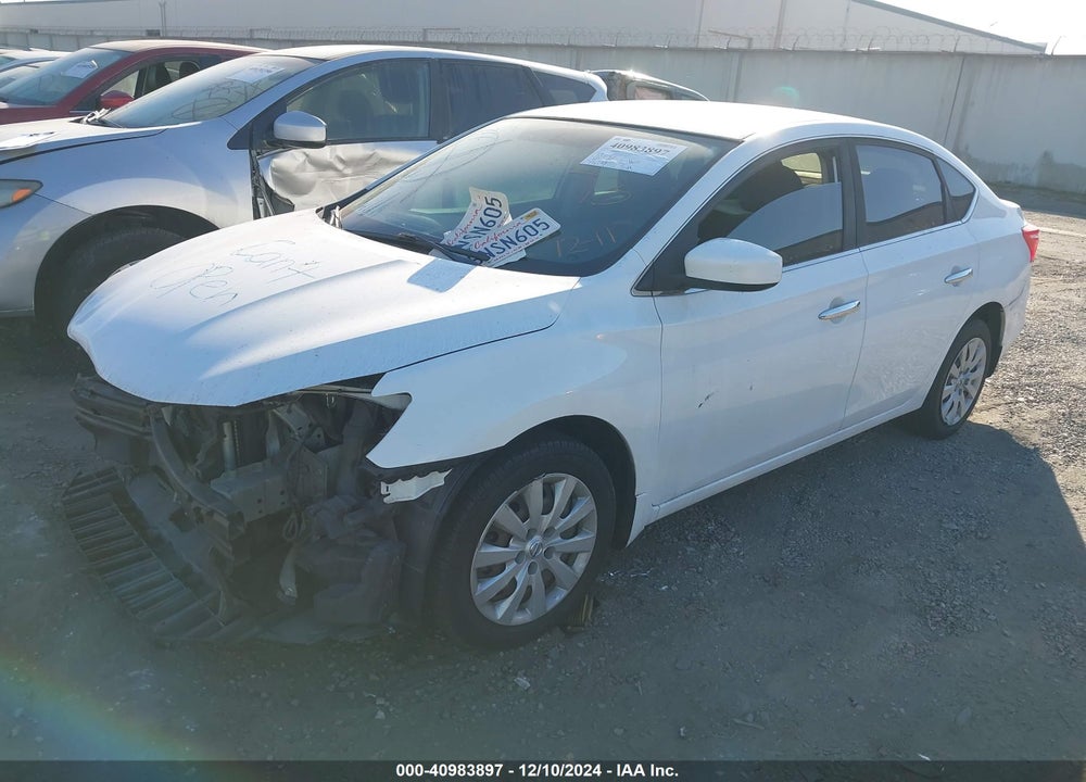 2017 NISSAN SENTRA S VIN: 3N1AB7AP9HY390202