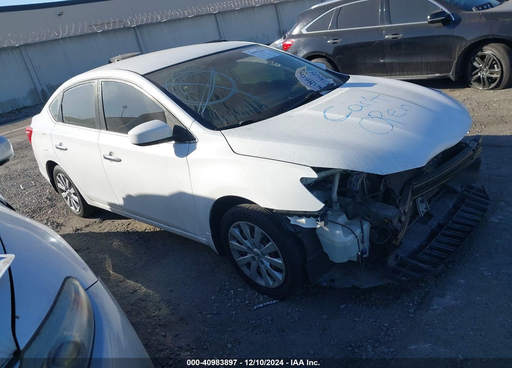 2017 NISSAN SENTRA S VIN: 3N1AB7AP9HY390202