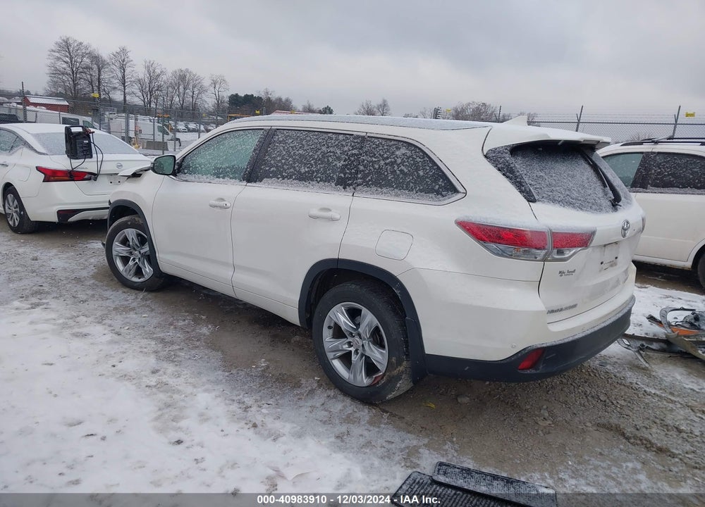 2014 TOYOTA HIGHLANDER LIMITED V6 VIN: 5TDDKRFH7ES009778