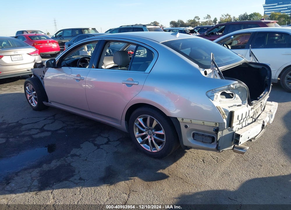 2008 INFINITI G35 JOURNEY VIN: JNKBV61E38M204169