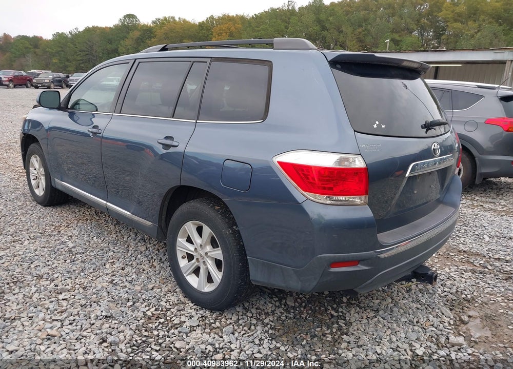 2012 TOYOTA HIGHLANDER SE V6 VIN: 5TDZK3EH6CS085154