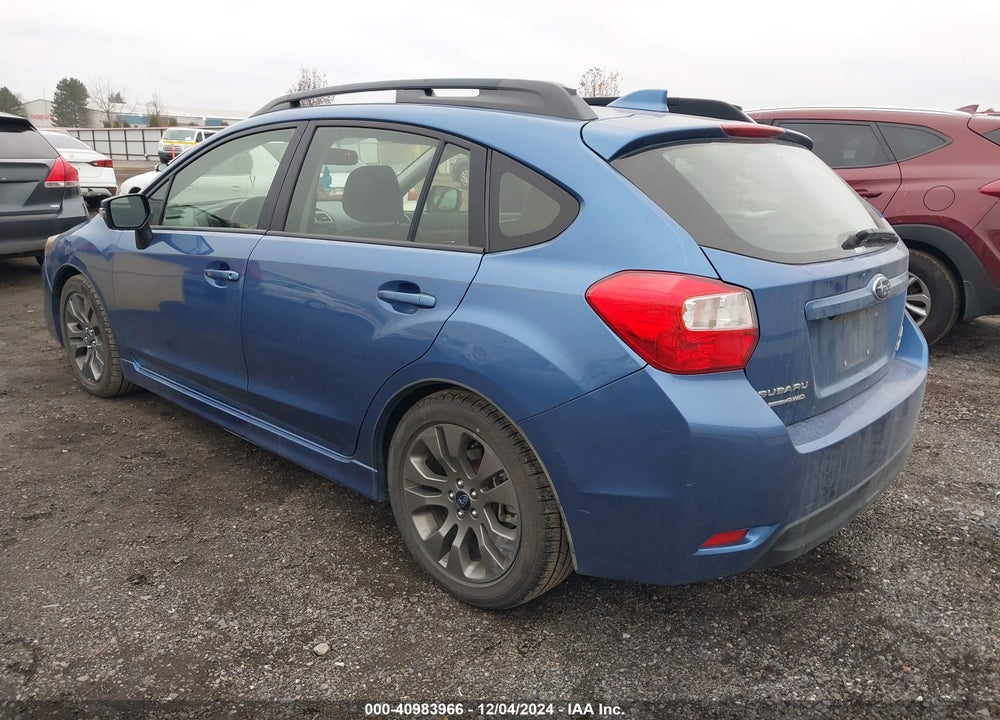 2016 SUBARU IMPREZA 2.0I SPORT LIMITED VIN: JF1GPAU67G8242736