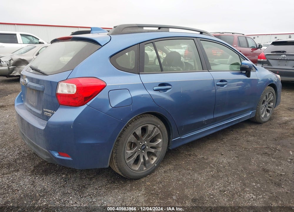2016 SUBARU IMPREZA 2.0I SPORT LIMITED VIN: JF1GPAU67G8242736