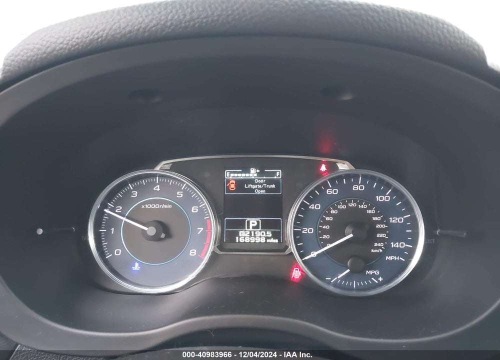2016 SUBARU IMPREZA 2.0I SPORT LIMITED VIN: JF1GPAU67G8242736
