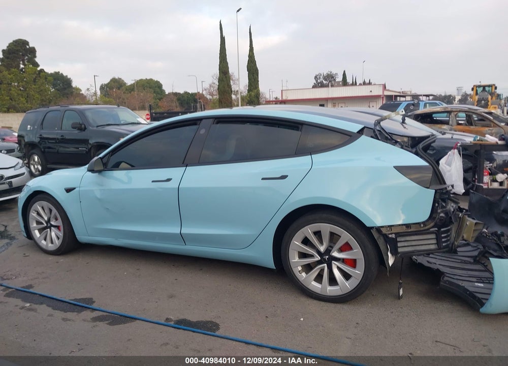 2024 TESLA MODEL 3 PERFORMANCE ALL-WHEEL DRIVE VIN: 5YJ3E1ET5RF863849