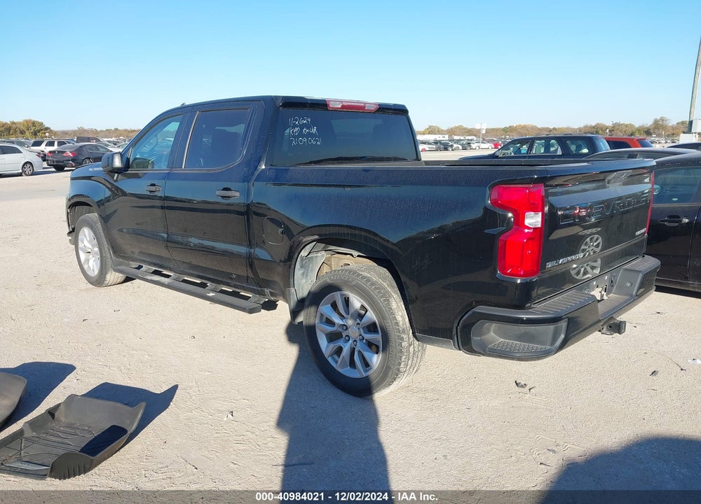 2020 CHEVROLET SILVERADO 1500 2WD SHORT BED CUSTOM VIN: 3GCPWBEK4LG362142