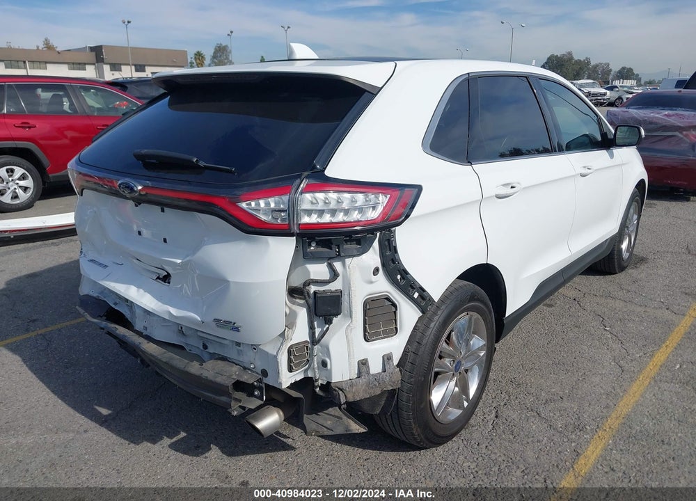 2015 FORD EDGE SEL VIN: 2FMTK4J93FBB06361