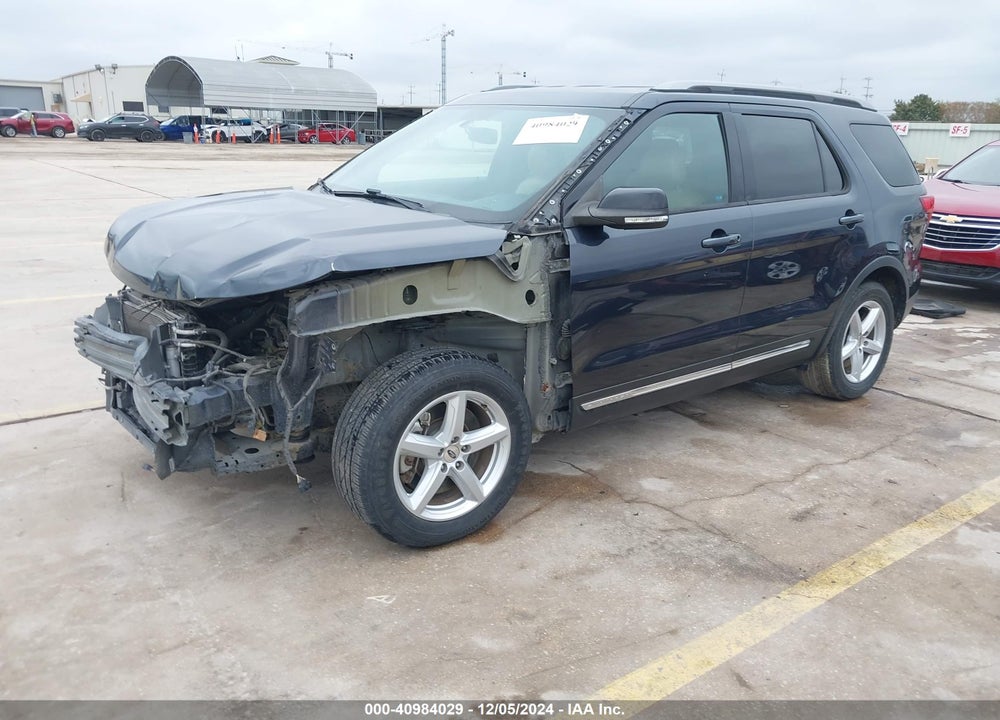 2017 FORD EXPLORER XLT VIN: 1FM5K7D83HGE36669