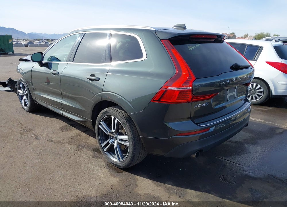 2019 VOLVO XC60 T5 MOMENTUM VIN: LYV102RK6KB201296