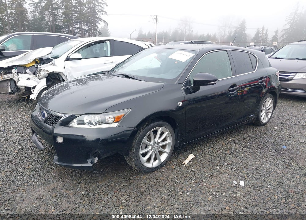 2012 LEXUS CT 200H PREMIUM VIN: JTHKD5BHXC2092576