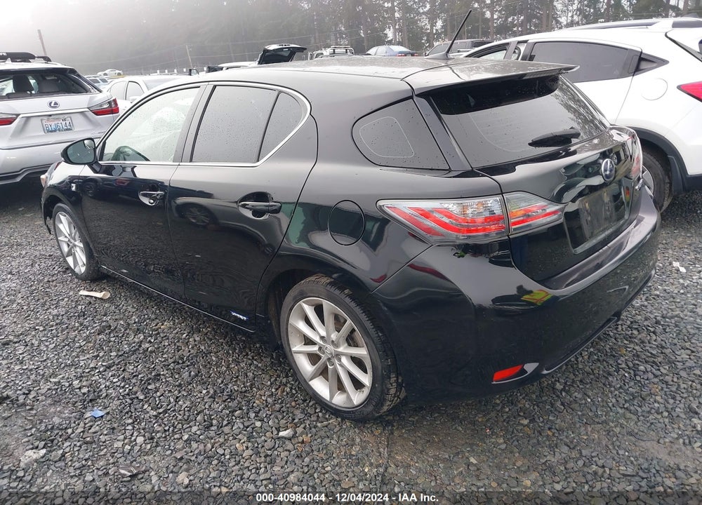 2012 LEXUS CT 200H PREMIUM VIN: JTHKD5BHXC2092576