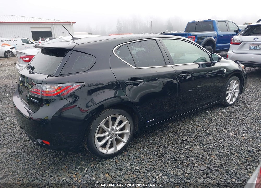 2012 LEXUS CT 200H PREMIUM VIN: JTHKD5BHXC2092576