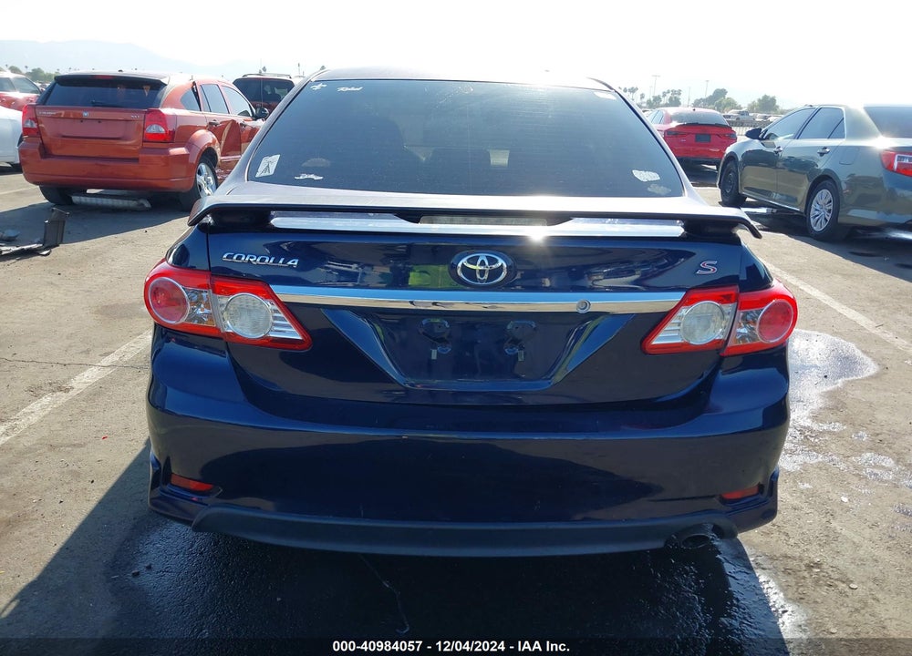 2012 TOYOTA COROLLA S VIN: 2T1BU4EE8CC869612