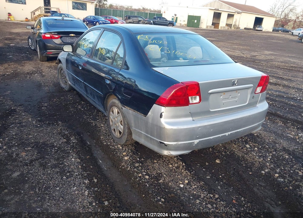 2003 HONDA CIVIC EX VIN: 2HGES26793H591950