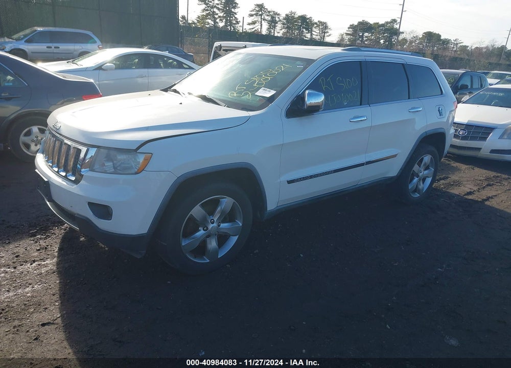 2011 JEEP GRAND CHEROKEE OVERLAND VIN: 1J4RR6GT0BC721334
