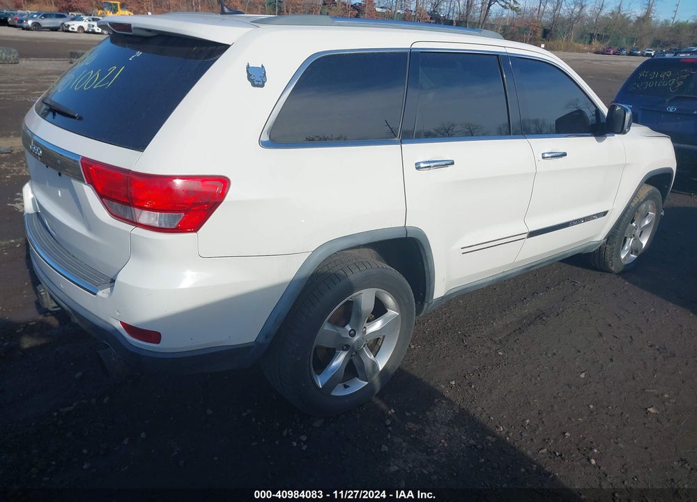 2011 JEEP GRAND CHEROKEE OVERLAND VIN: 1J4RR6GT0BC721334