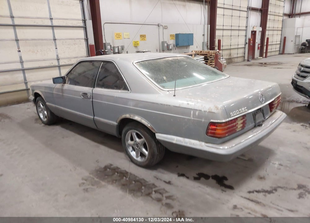 1984 MERCEDES-BENZ 500 SEC VIN: WDBCA44A7EA067599