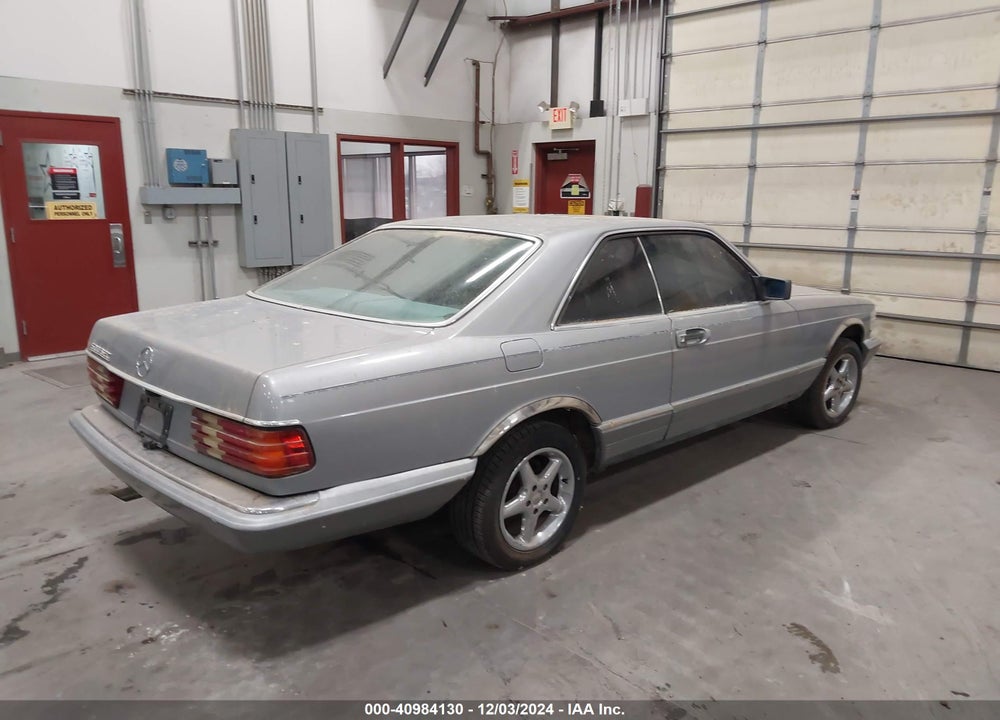 1984 MERCEDES-BENZ 500 SEC VIN: WDBCA44A7EA067599