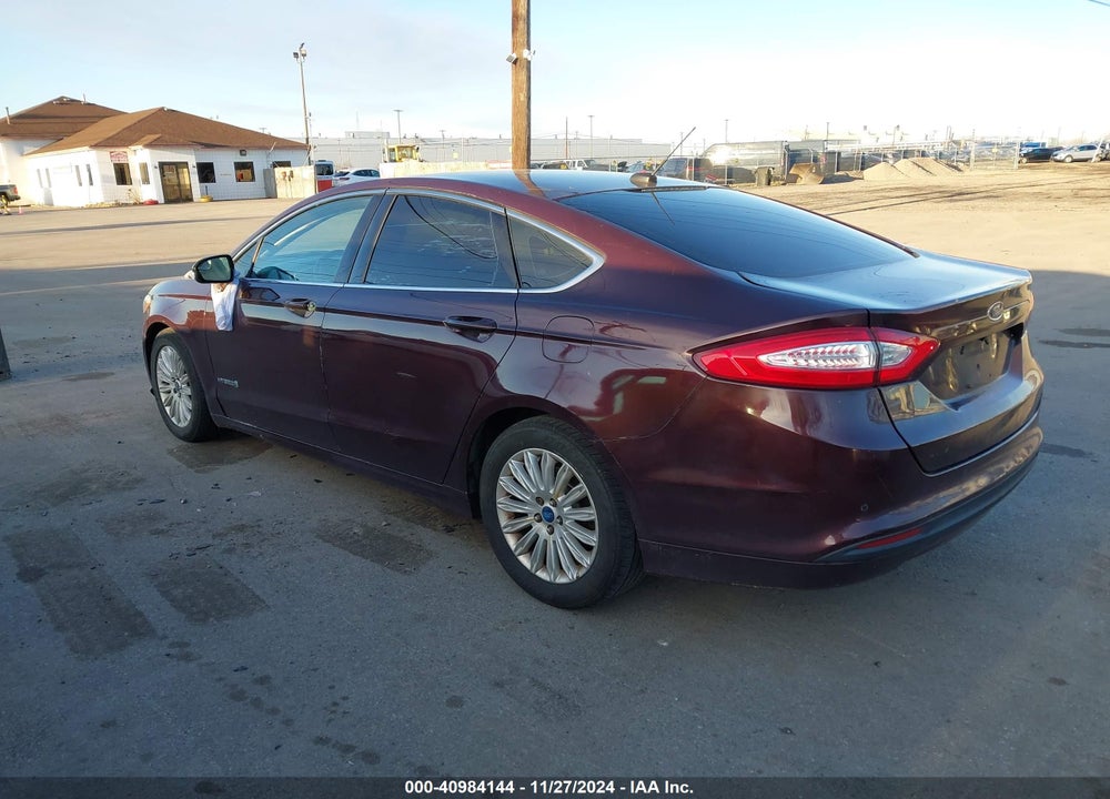 2013 FORD FUSION HYBRID SE VIN: 3FA6P0LU9DR236873