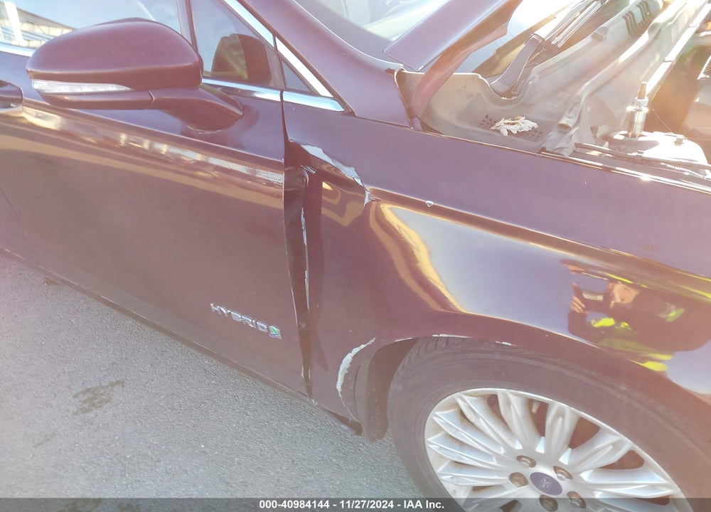 2013 FORD FUSION HYBRID SE VIN: 3FA6P0LU9DR236873