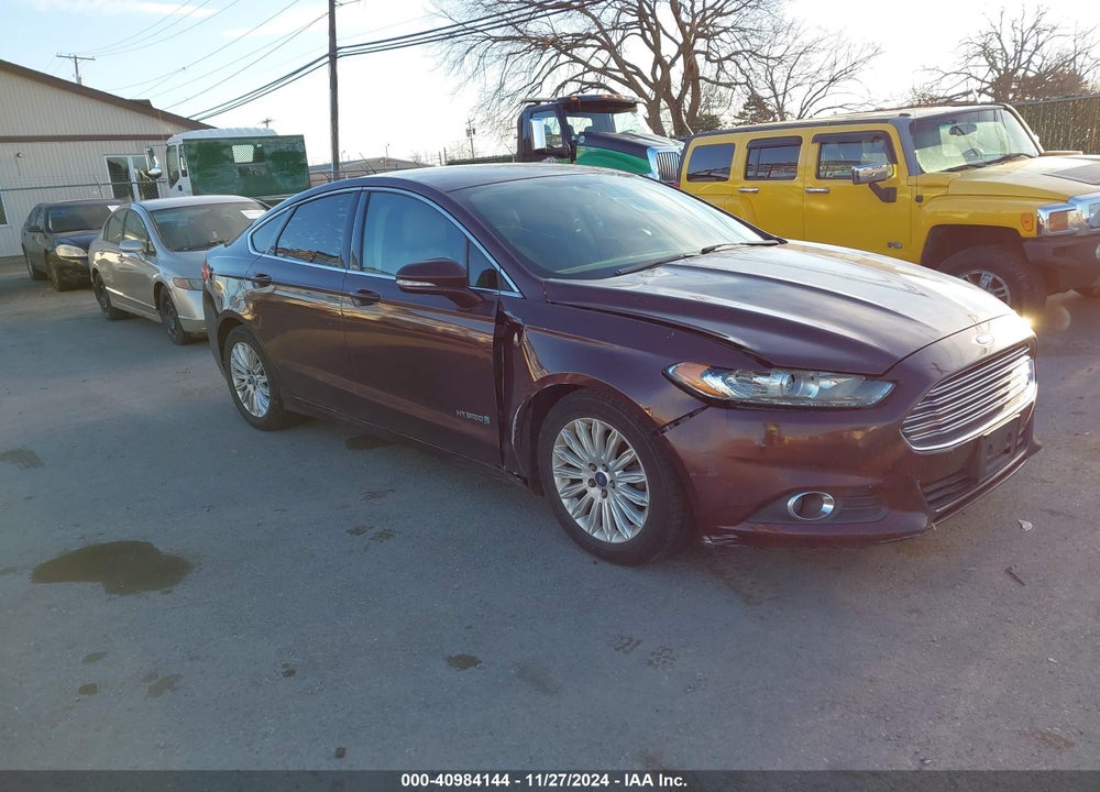2013 FORD FUSION HYBRID SE VIN: 3FA6P0LU9DR236873