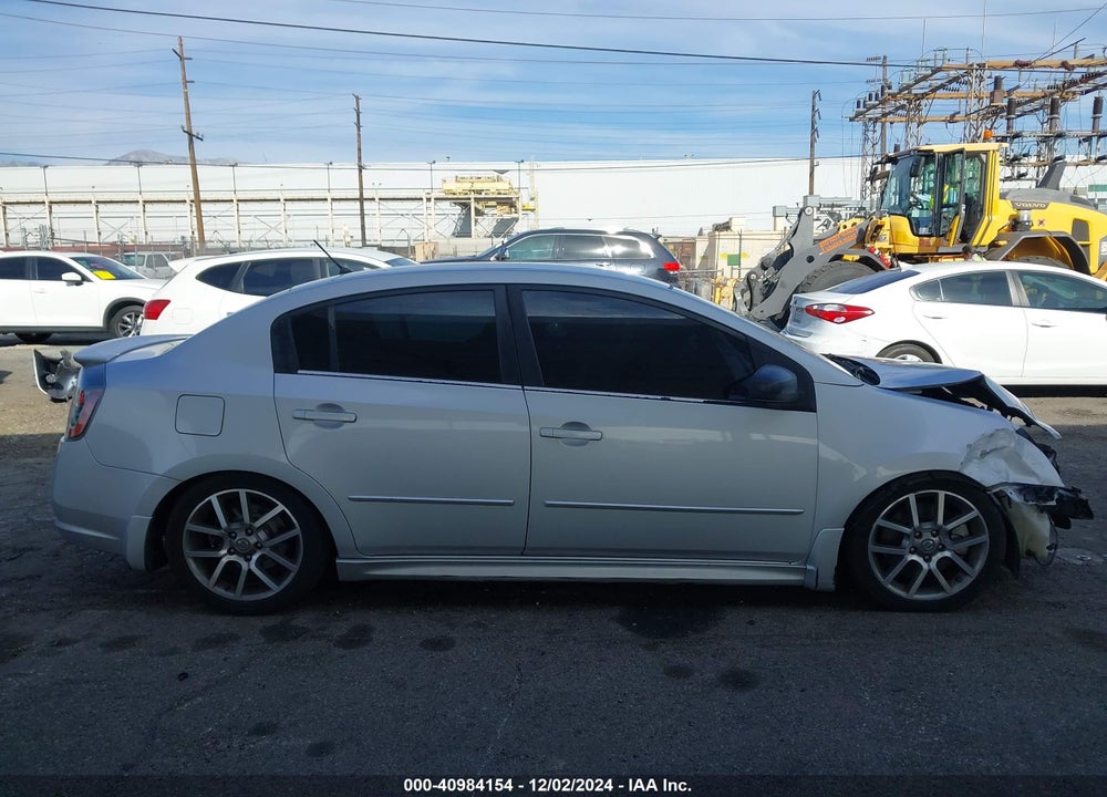 2008 NISSAN SENTRA SE-R SPEC V VIN: 3N1CB61E08L628341