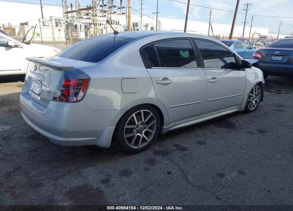 2008 NISSAN SENTRA SE-R SPEC V VIN: 3N1CB61E08L628341