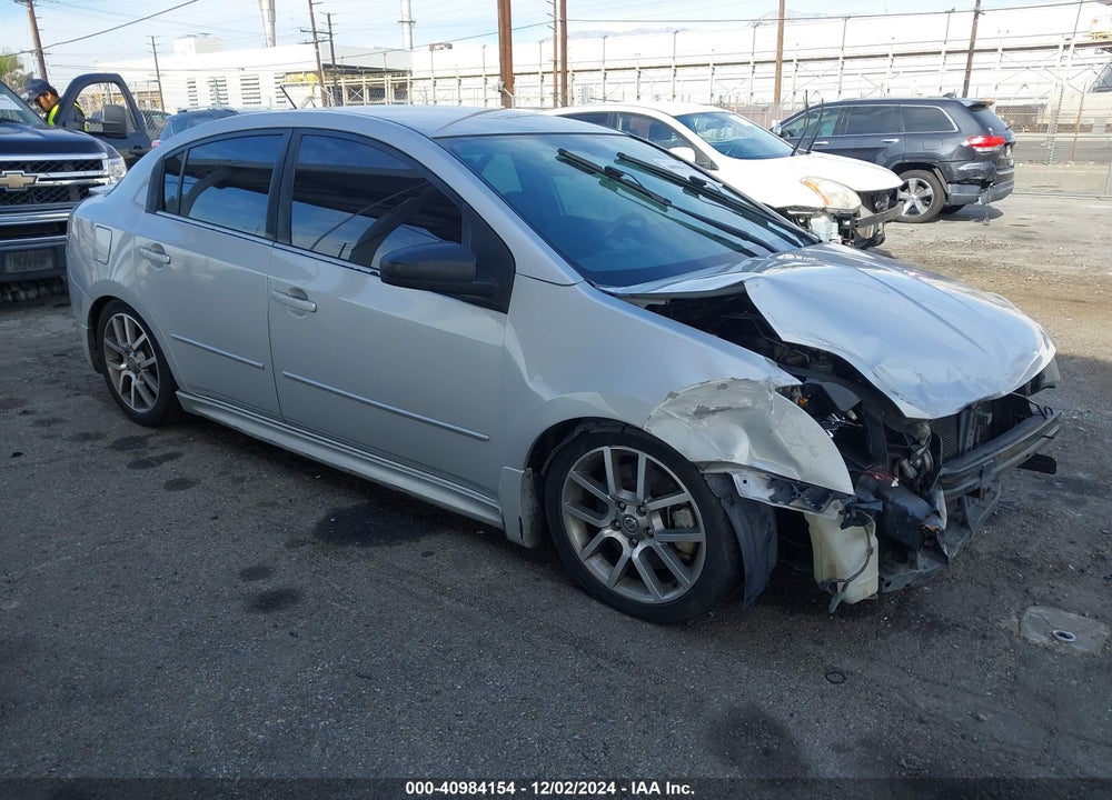 2008 NISSAN SENTRA SE-R SPEC V VIN: 3N1CB61E08L628341