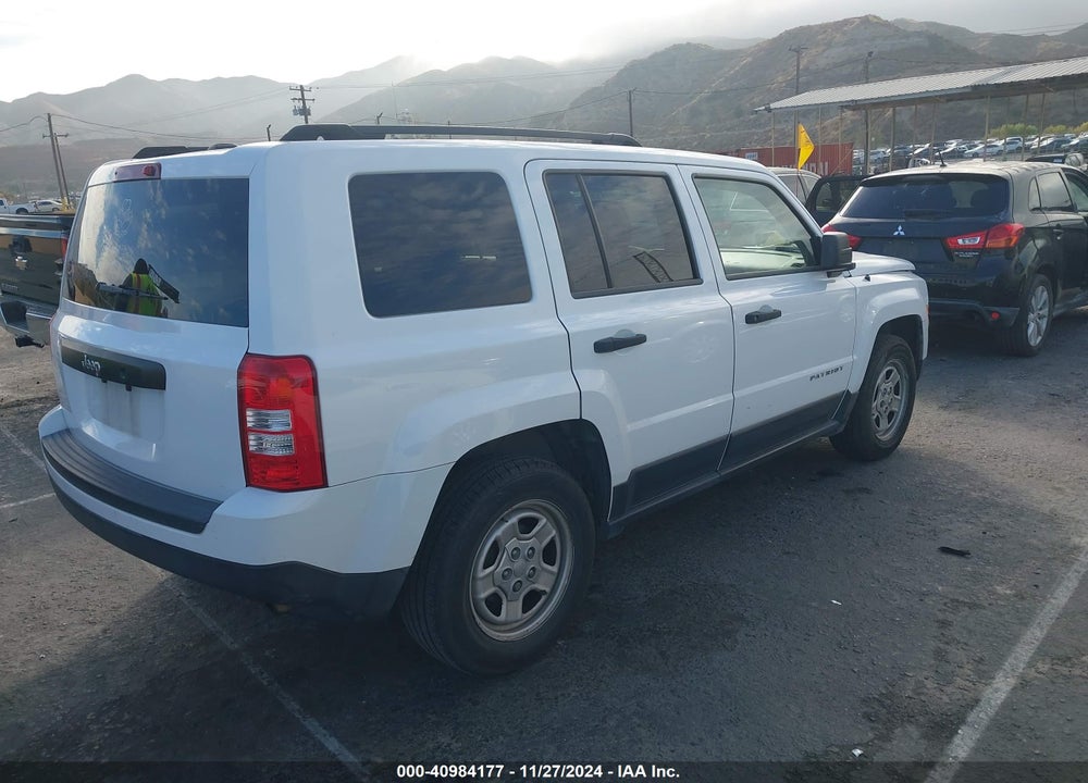 2013 JEEP PATRIOT SPORT VIN: 1C4NJPBA6DD186580