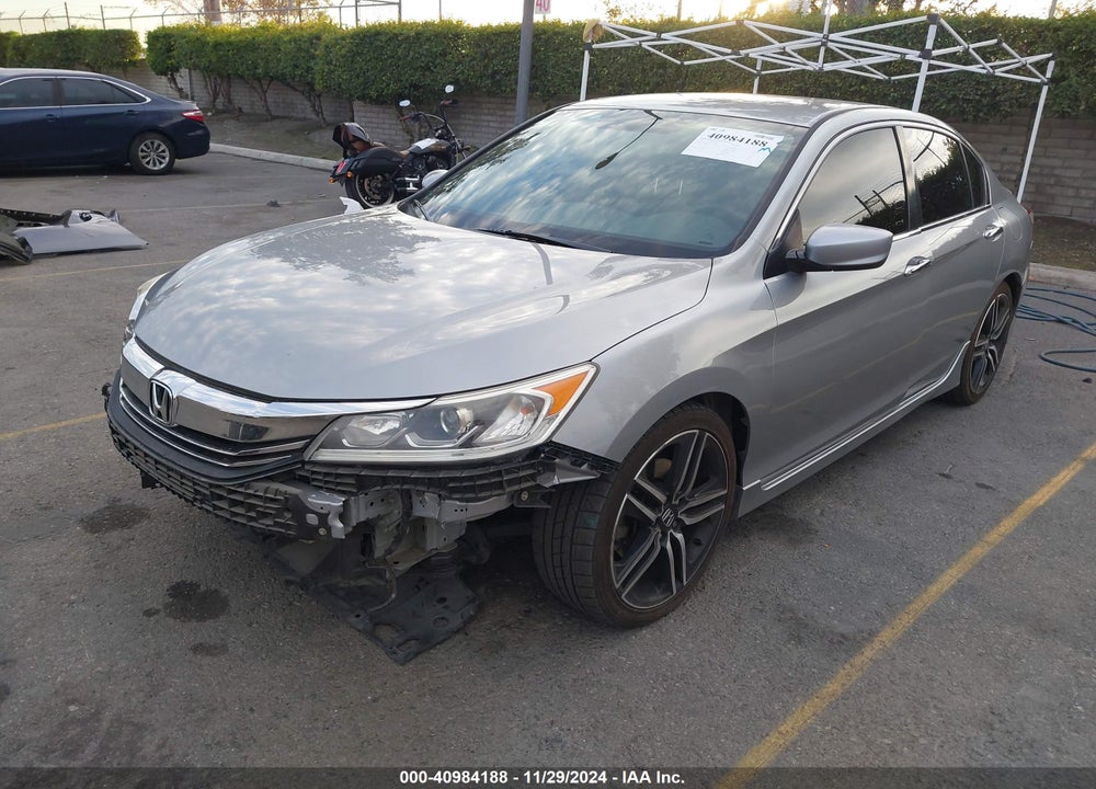 2017 HONDA ACCORD SPORT VIN: 1HGCR2F58HA292943