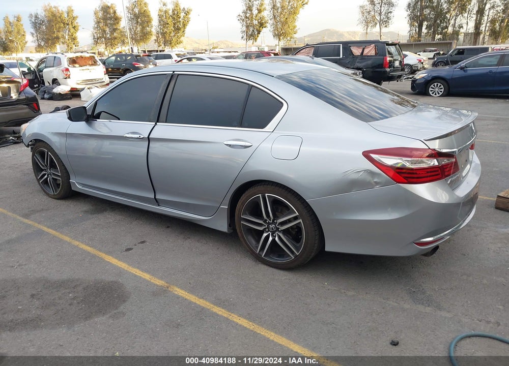 2017 HONDA ACCORD SPORT VIN: 1HGCR2F58HA292943