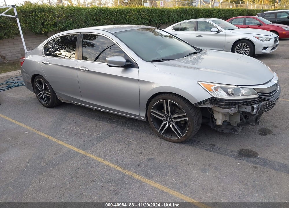 2017 HONDA ACCORD SPORT VIN: 1HGCR2F58HA292943