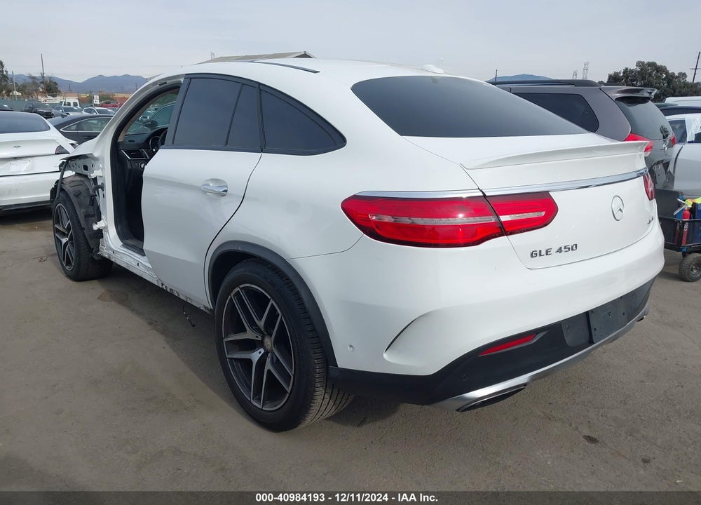 2016 MERCEDES-BENZ GLE 450 AMG COUPE VIN: 4JGED6EB5GA007064