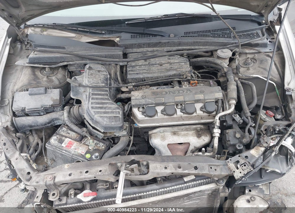 2004 HONDA CIVIC LX VIN: 2HGES165X4H636551