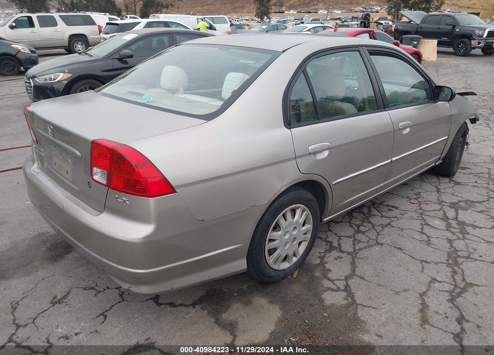 2004 HONDA CIVIC LX VIN: 2HGES165X4H636551