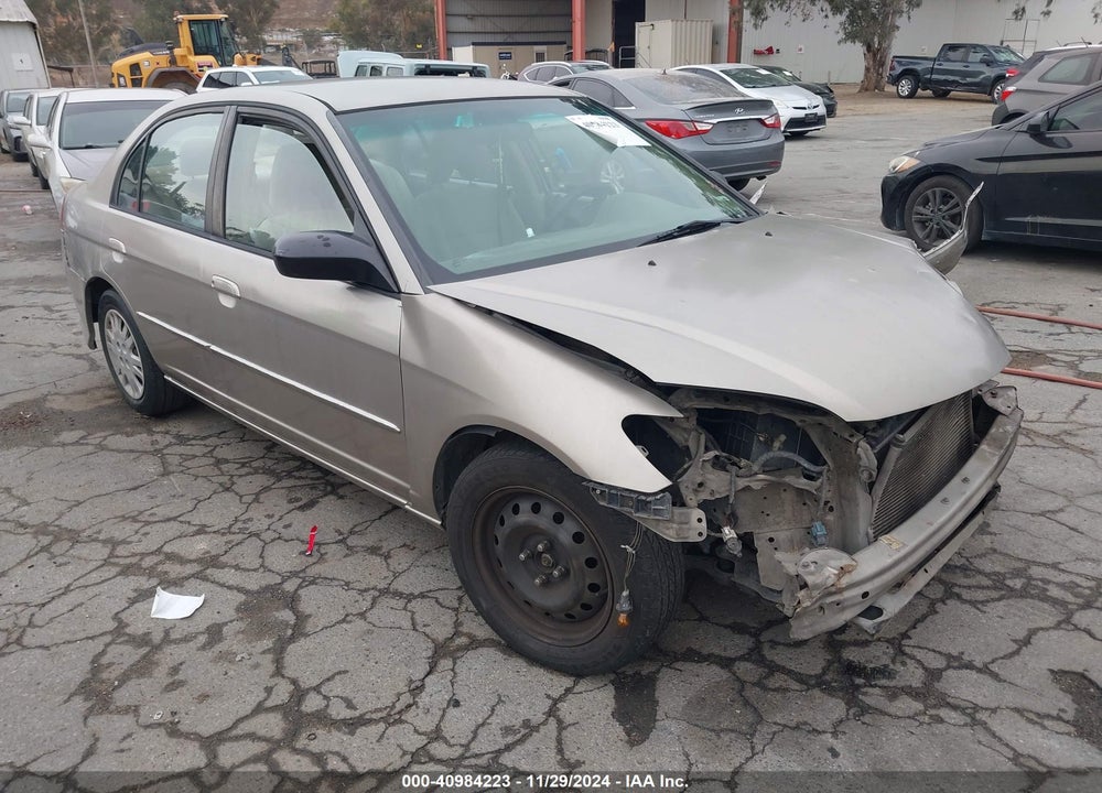 2004 HONDA CIVIC LX VIN: 2HGES165X4H636551