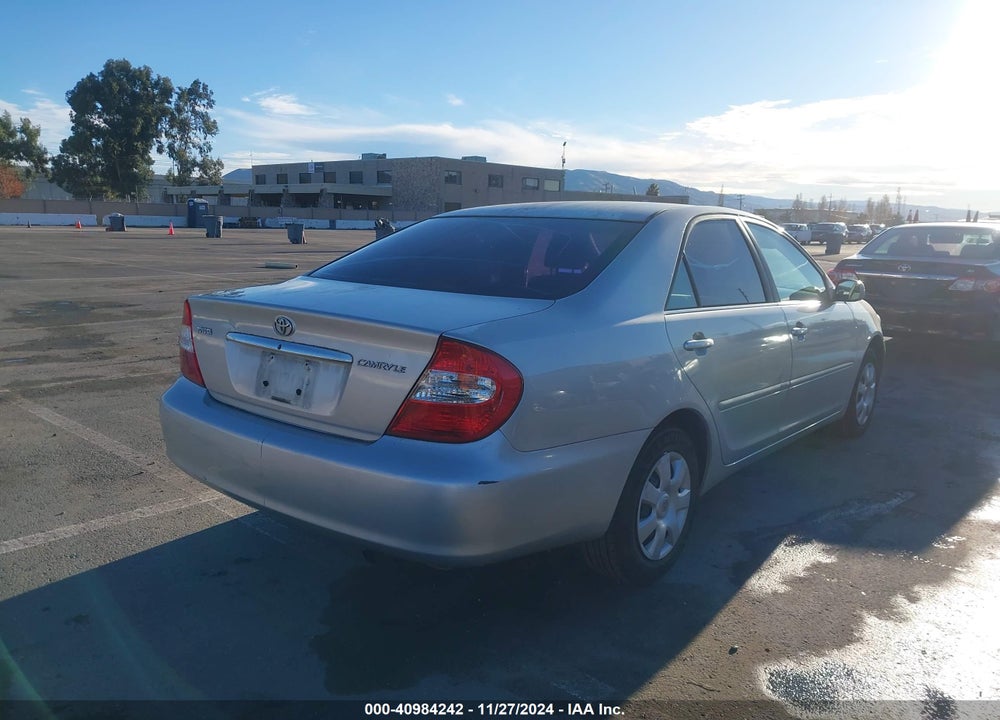 2004 TOYOTA CAMRY LE VIN: 4T1BE32K94U802275