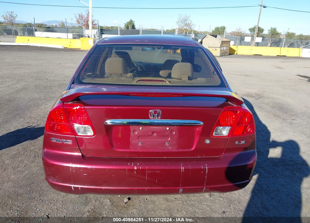 2003 HONDA CIVIC LX VIN: JHMES16553S001905