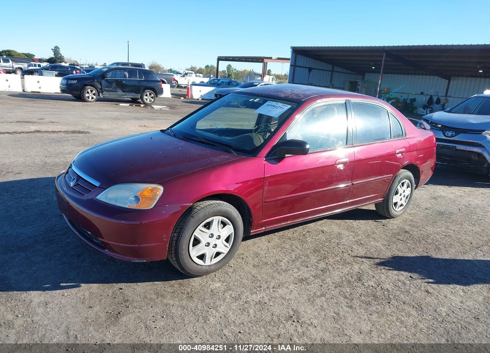 2003 HONDA CIVIC LX VIN: JHMES16553S001905